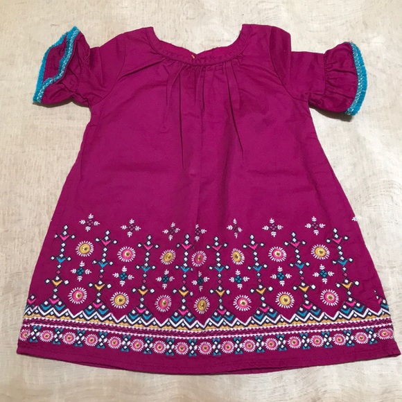 Genuine Kids Oshkosh Dress Embroidered Size 18 M - Picture 1 of 11